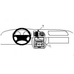 Brodit ProClip Center Mount Daewoo Nubira 1997-1999