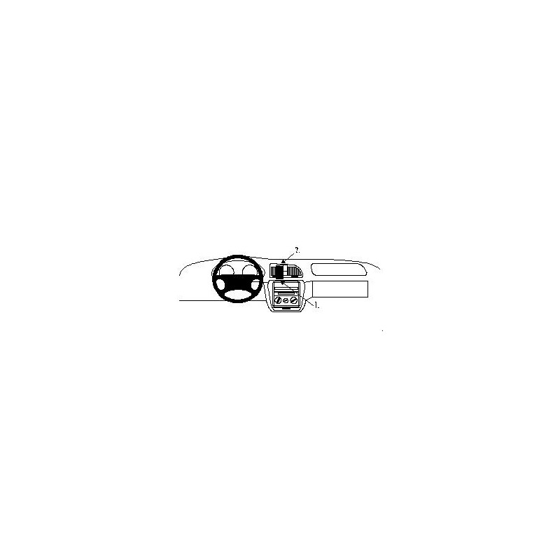 Brodit ProClip Center Mount Daewoo Nubira 1997-1999