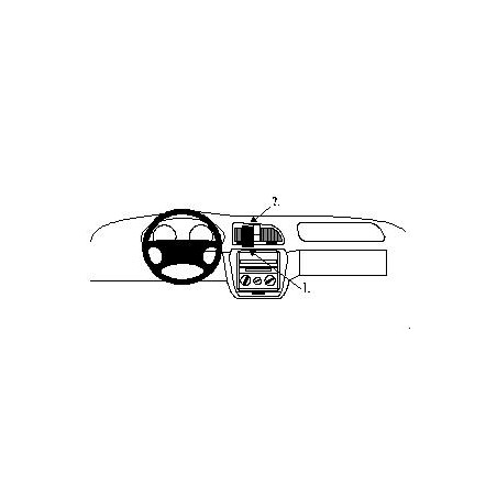 Brodit ProClip Center Mount Daewoo Nubira 1997-1999