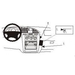 Brodit ProClip Angled Mount Daewoo Nubira 2000-2003
