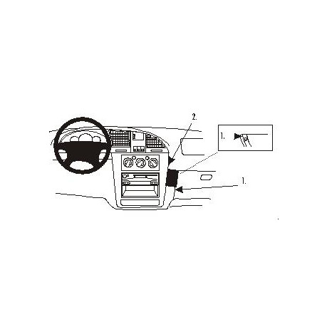 Brodit ProClip Angled Mount Daewoo Nubira 2000-2003