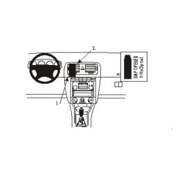 Brodit ProClip Center Mount - Skoda Fabia 2000-2007