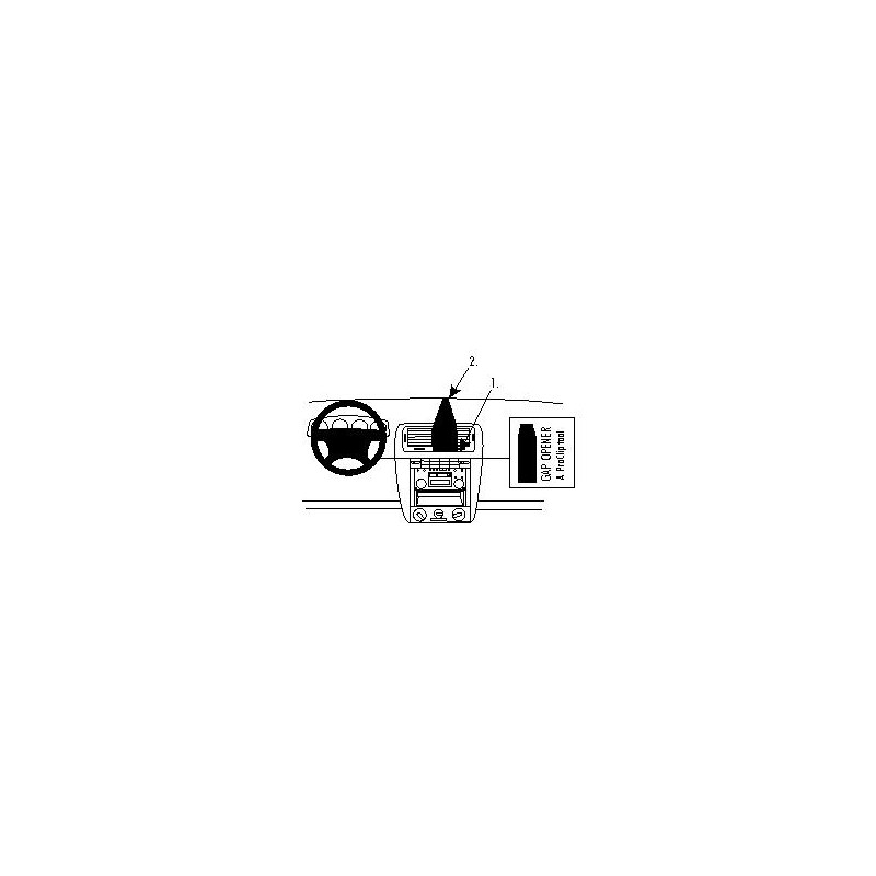 Brodit ProClip Extra strength mount - Skoda Fabia 00-07 Brodit ProClip Extra strength mount - Skoda Fabia 00-07