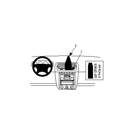 Brodit ProClip Extra strength mount - Skoda Fabia 00-07