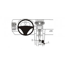 Brodit ProClip Console mount- Volvo C30/C70/S40/V50 04-15