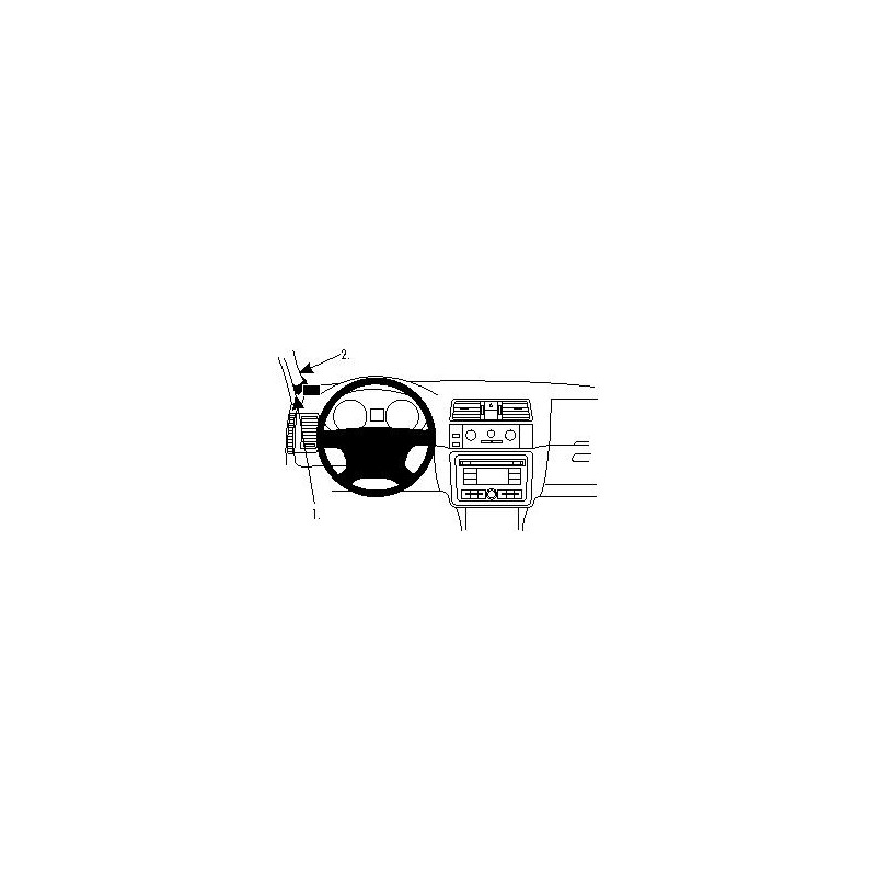 Brodit ProClip Left Mount Skoda Fabia/Roomster 08-15 Brodit ProClip Left Mount Skoda Fabia/Roomster 08-15