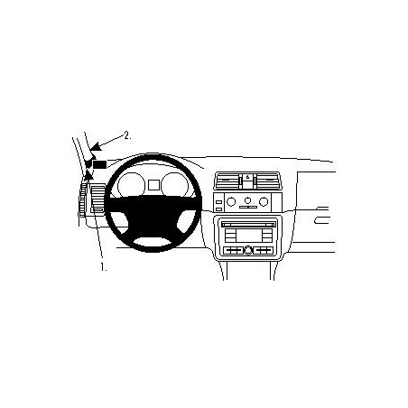 Brodit ProClip Left Mount Skoda Fabia/Roomster 08-15