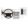 Brodit ProClip Left mount - Skoda Superb 2002-2008
