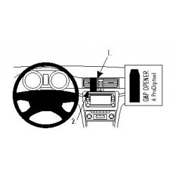 Brodit ProClip Center mount - Skoda Superb 2009-2015