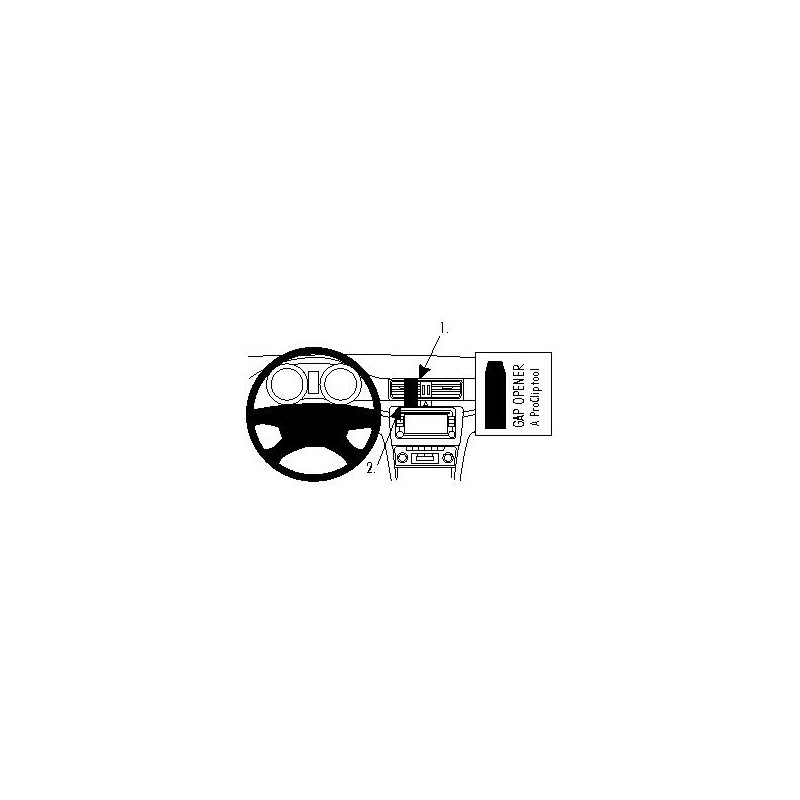 Brodit ProClip Center mount - Skoda Superb 2009-2015 Brodit ProClip Center mount - Skoda Superb 2009-2015