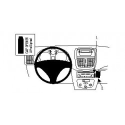 Brodit ProClip Angled mount - Peugeot 206+  2009-2013