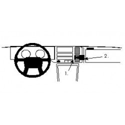 Brodit ProClip Angled mount - Volvo 440/460 1989-1996