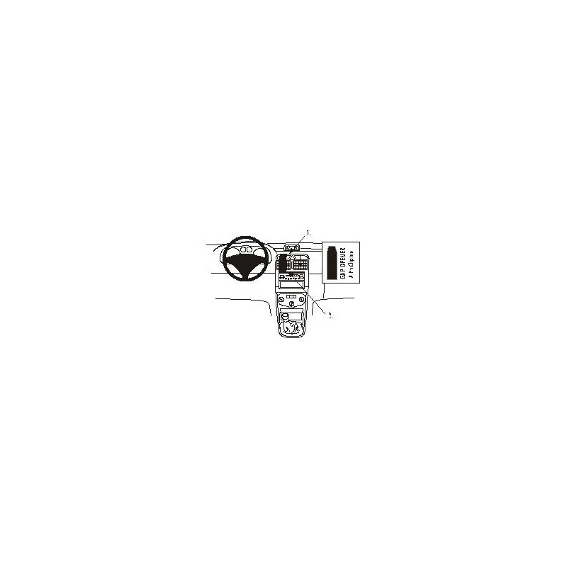 Brodit ProClip Center mount - Peugeot 307 2001-2009 Brodit ProClip Center mount - Peugeot 307 2001-2009