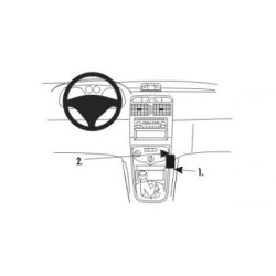 Brodit ProClip Angled mount, low - Peugeot 307 2001-2009