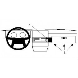 Brodit ProClip Angled mount - Volvo 340/360 1984-1989