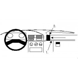 Brodit ProClip Angled mount - Peugeot 309 1990-1993