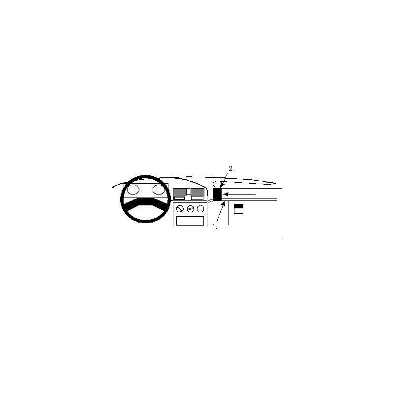 Brodit ProClip Angled mount - Peugeot 309 1990-1993 Brodit ProClip Angled mount - Peugeot 309 1990-1993
