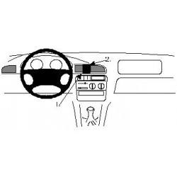 Brodit ProClip Center mount - Peugeot 406 1996-2003
