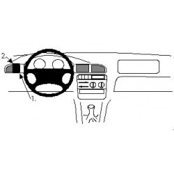 Brodit ProClip Left mount - Peugeot 406 1996-2003
