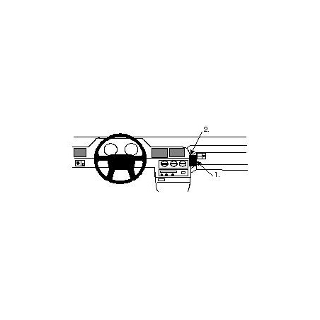 Brodit ProClip Angled mount - Volvo 850 1992-1997
