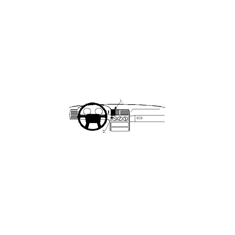 Brodit ProClip Center mount, big - Volvo 850 1992-1997 Brodit ProClip Center mount, big - Volvo 850 1992-1997