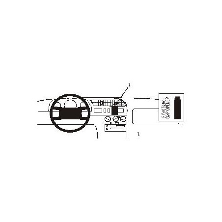 Brodit ProClip Center mount Citroen/Fiat/Peugeot multi 94-01