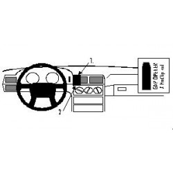 Brodit ProClip Center mount, no tape - Volvo 850 92-97
