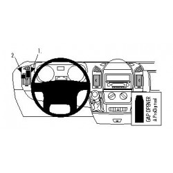 Brodit ProClip Left mount Citroen/Fiat/Peugeot multi 2007-2020