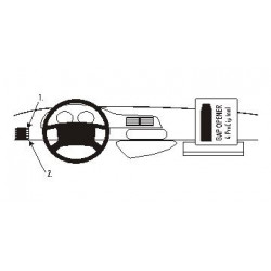 Brodit ProClip Left mount - Citroen/Peugeot multi 1997-2006