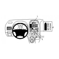 Brodit ProClip Center mnt Citroen/Fiat/Peugeot/Toyota div 07-16