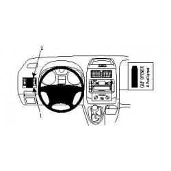 Brodit ProClip Left mount Citroen/Fiat/Peugeot/Toyota div 07-16