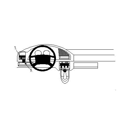 Brodit ProClip Left mnt Citroen Berlingo/Peugeot Partner 97-02