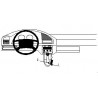 Brodit ProClip Console - Citroen Berlingo/Peugeot Partner 97-02