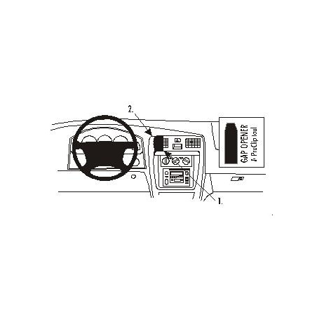 Brodit ProClip Center Mount - Toyota 4Runner 1999-2002