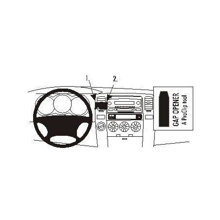 Brodit ProClip Center Mount - Toyota 4Runner 2003-2009