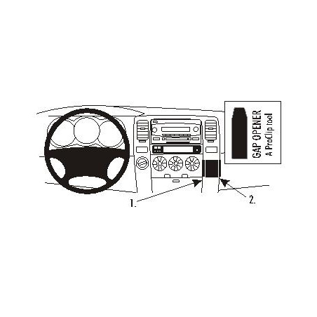 Brodit ProClip Angled Mount - Toyota 4Runner 2003-2009