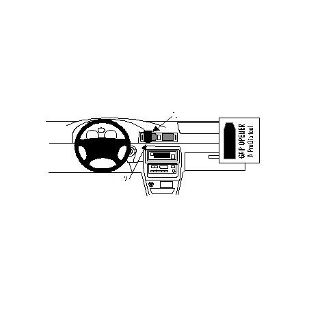 Brodit ProClip Center mount - Toyota Camry 1997-2001