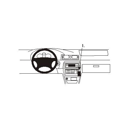 Brodit ProClip Angled mount - Toyota Camry 1997-2001