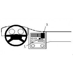 Brodit ProClip Angled mount - Toyota Carina 1992-2000