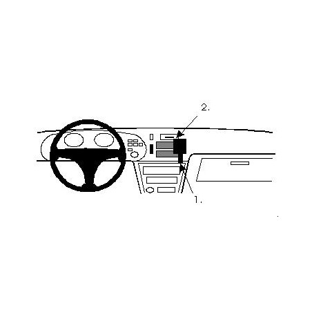 Brodit ProClip Center mount - Toyota Celica 1990-1993