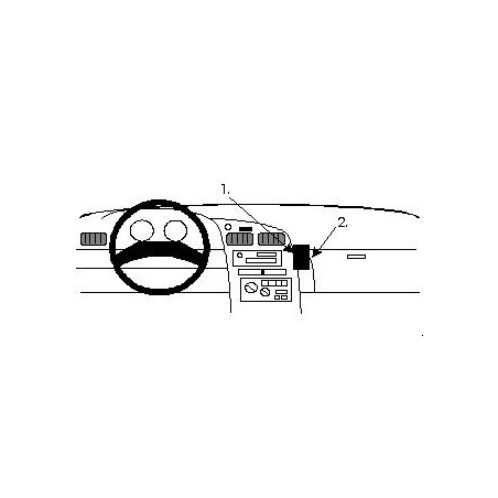 Brodit ProClip Angled mount - Toyota Celica 1994-1999