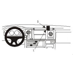 Brodit ProClip Angled mount - Toyota LandCruiser 70 1984-1998