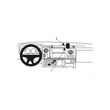 Brodit ProClip Angled mount - Toyota LandCruiser 70 1984-1998