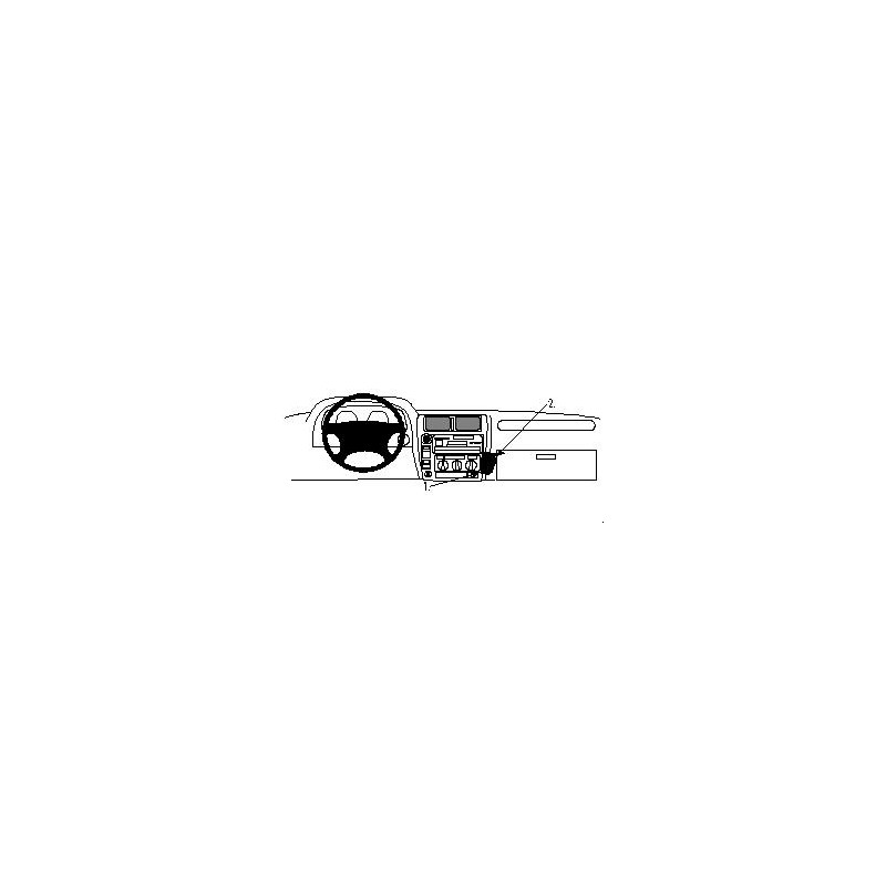 Brodit ProClip Angled mount - Toyota LandCruiser 90 1997-2002