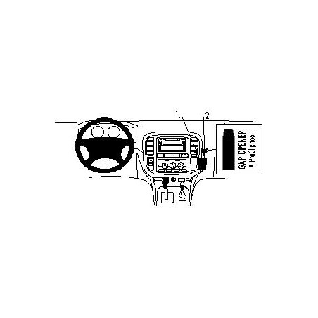 Brodit ProClip Angled mount - Toyota LandCruiser 100 98-01