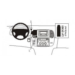 Brodit ProClip Center mount - Toyota LandCruiser 100 02-07