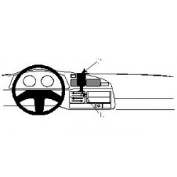 Brodit ProClip Center Mount - Toyota LandCruiser Hg 80 91-94