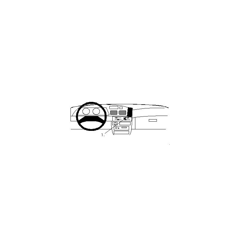 Brodit ProClip Center Mount - Toyota Lite Ace 1993-1996