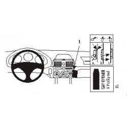 Brodit ProClip Angled Mount - Toyota MR2 Spyder 00-05