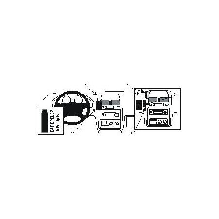 Brodit ProClip Center Mount Toyota Picnic/SportsVan 97-01